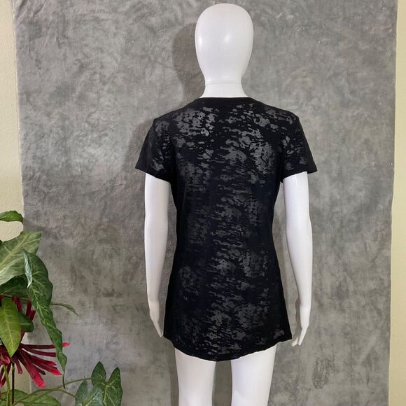 Guess Burnout fitted women's XL Top Rhinestones Y2K Punk Rock - Picture 3 of 10